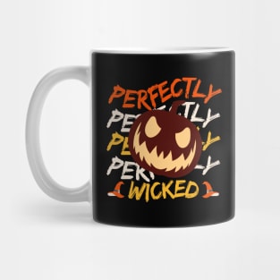 Perfectly Wicked Halloween Pumpkin Mug